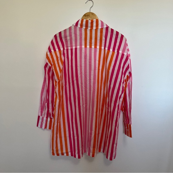 Beach Riot Alexa Cover Up Top Size L/XL in Sunset Stripe - Picture 9 of 9